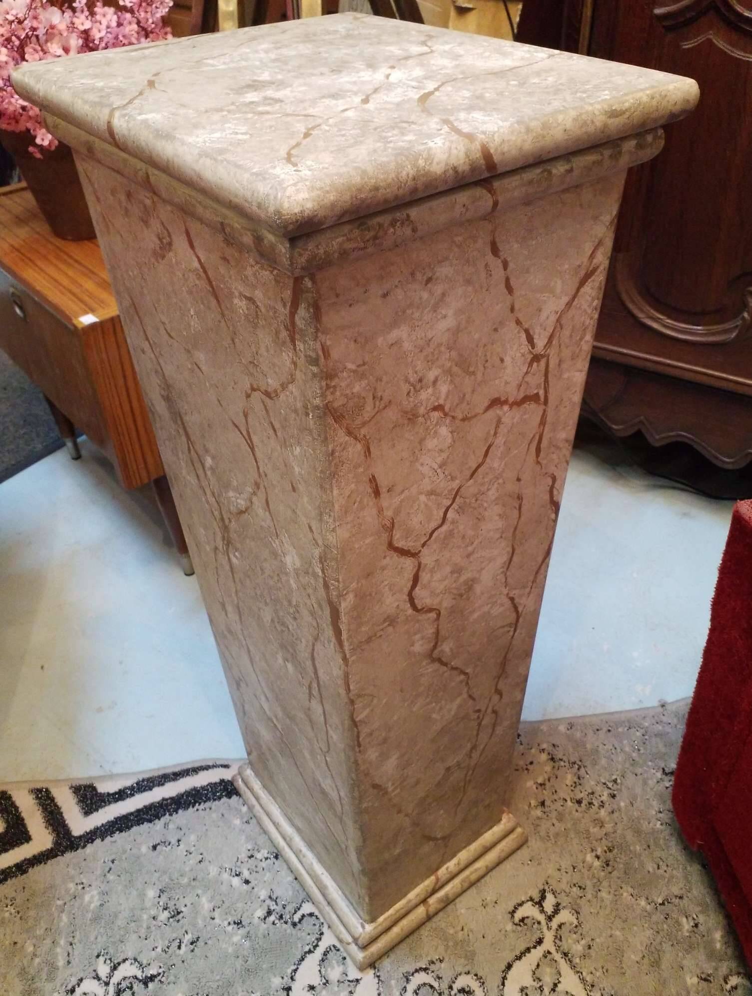 Marble look alike column