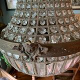 Bronze balloon chandelier and grapevines 90cm