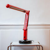 Vintage desk lamp Lucifer red by Tom Ahlström & Hans Ehrich p