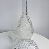 Lot of two glass bottles