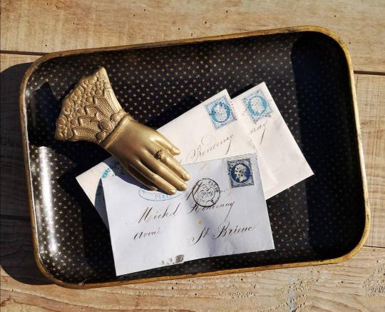 Solid brass mail clamp