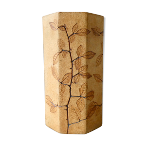 vase octogonal en céramique,