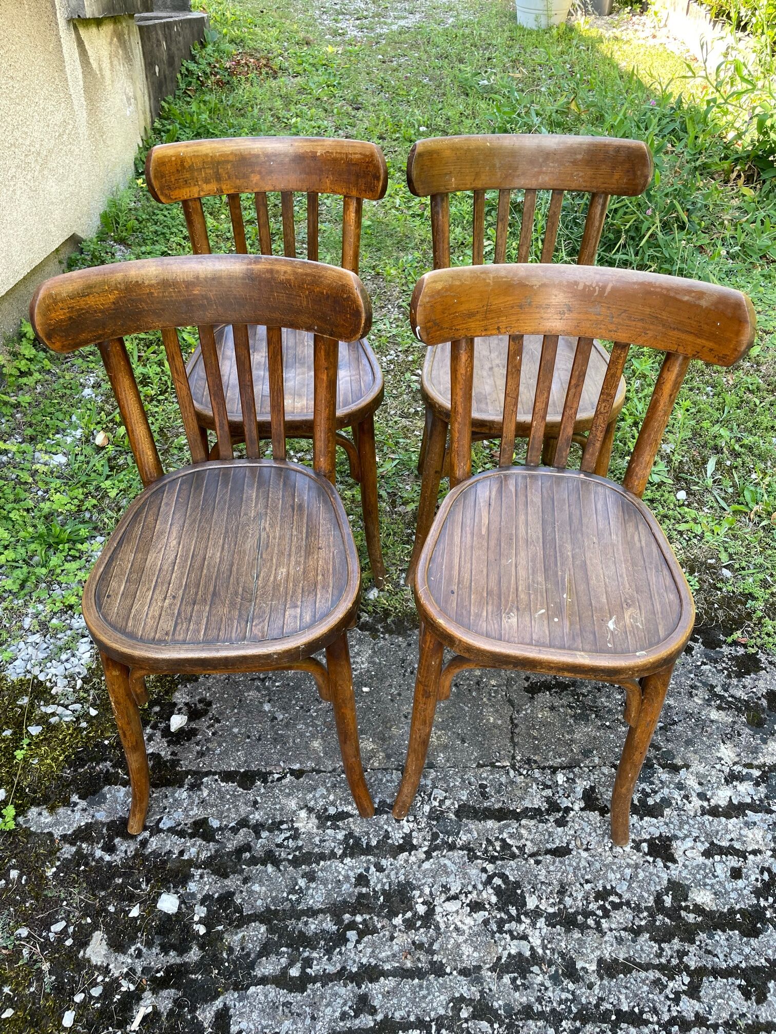 4 Baumann bistro chairs
