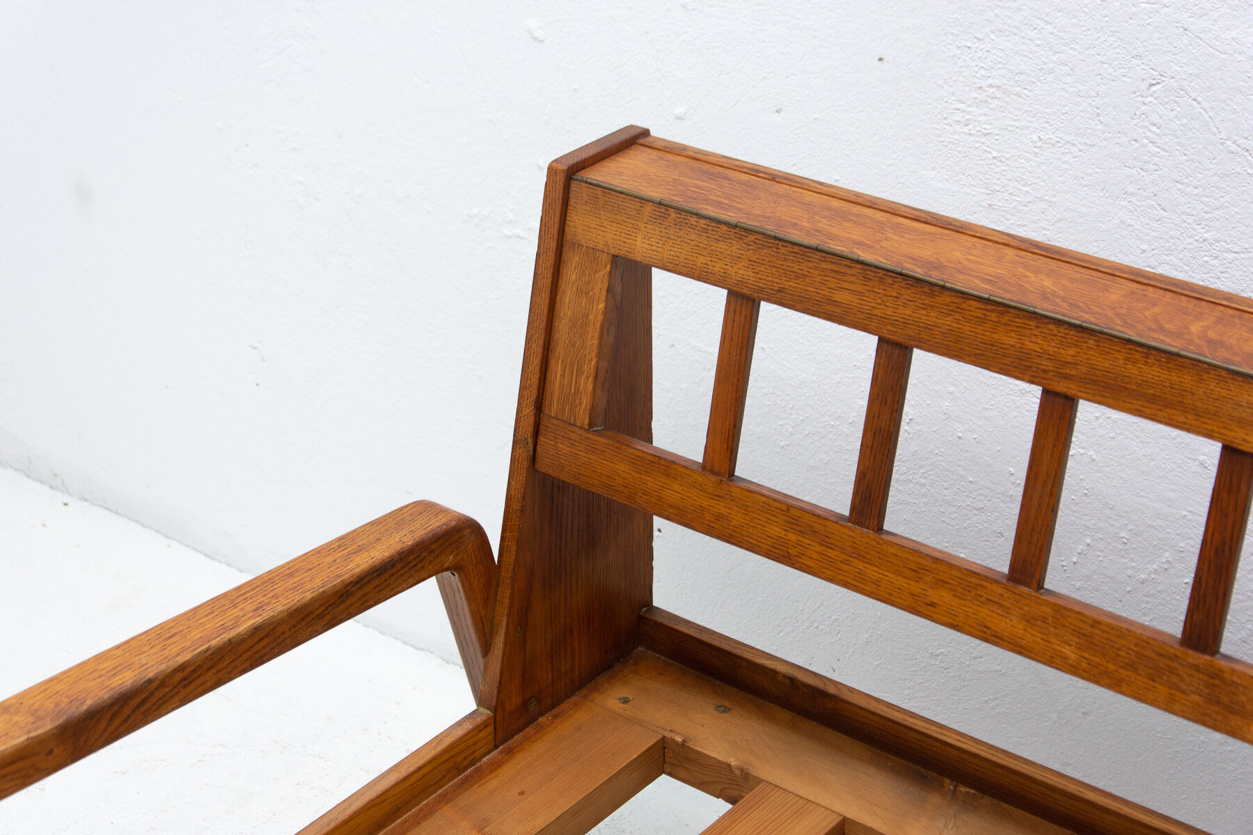 Mid century folding sofa in scandinavian style, 1960´s, czechoslovakia