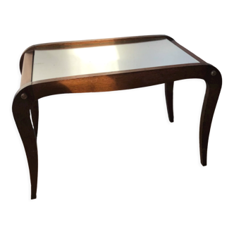 Vintage coffee table art deco end of canape
