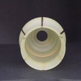 French vintage yellow Art Deco replacement shade with gold detailing 0081.
