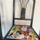 Art deco chairs jean paul gaultier fabric