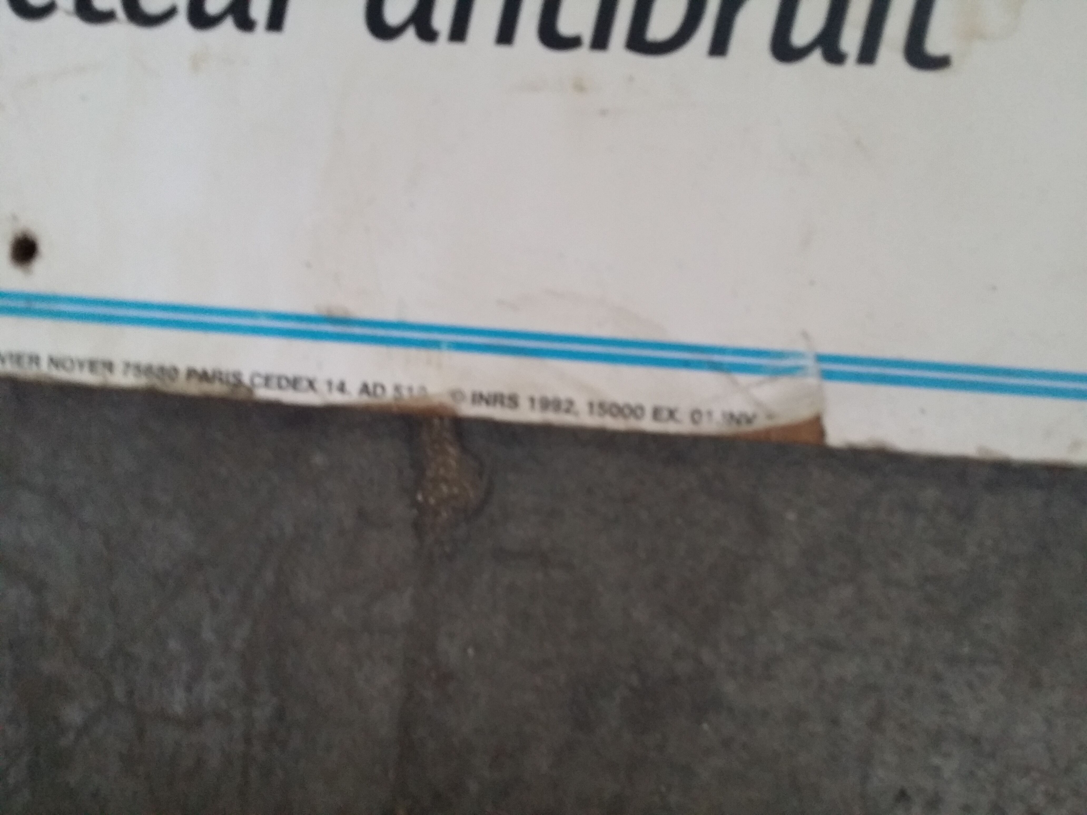 authentic security industrial poster according to ASSARI