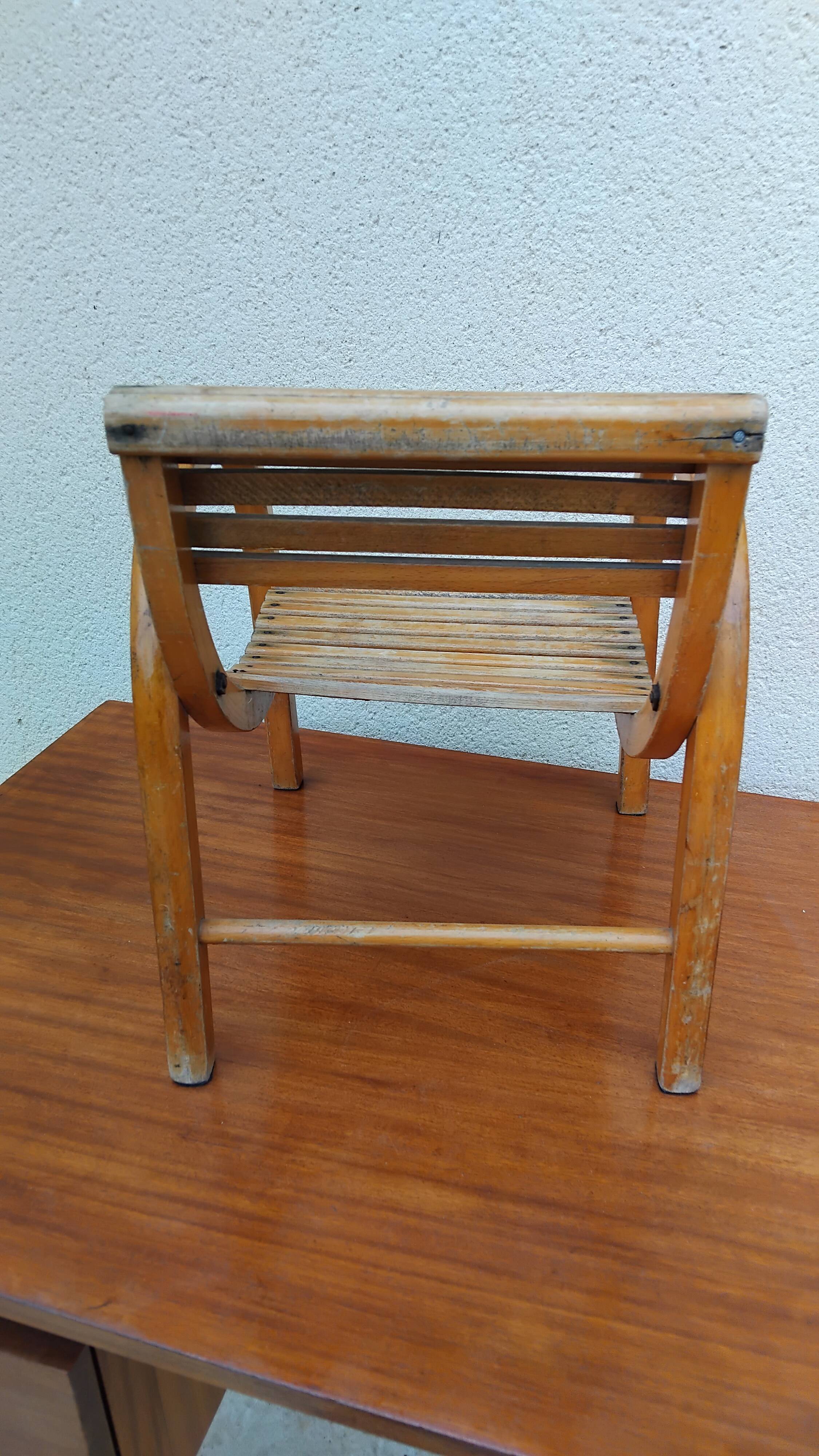 Chaise enfant baumann vintage