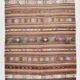 Tapis Kilim vintage turc en laine