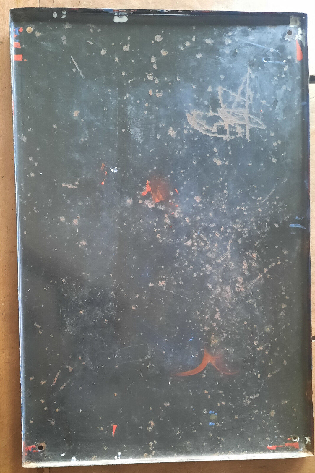 Old enamelled plate "Lutterbach beer" 38x58cm 1935