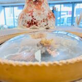 Vintage oval dried flower frame