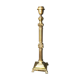 Bronze lamp foot fluted barrel with capitals