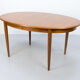 Danish teak oval extending dining table by Gudme Möbelfabriken, 1960s