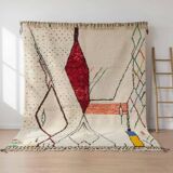 Handmade Moroccan rug, pure wool, 2.5x1.5 m.