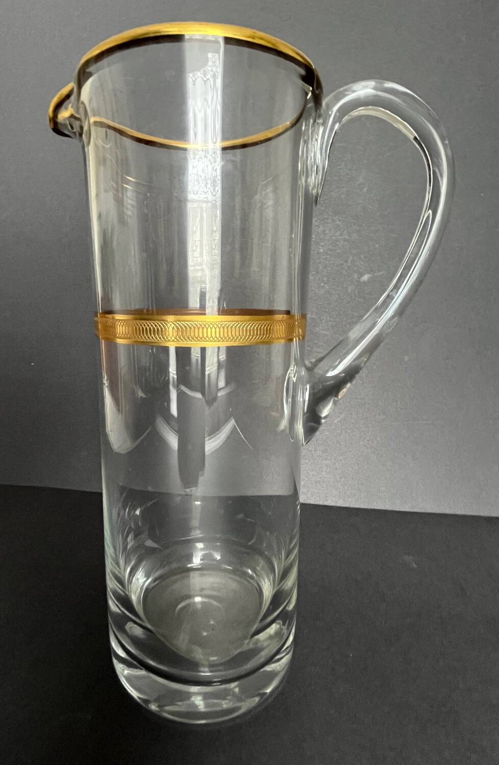 Gold frieze roll pitcher