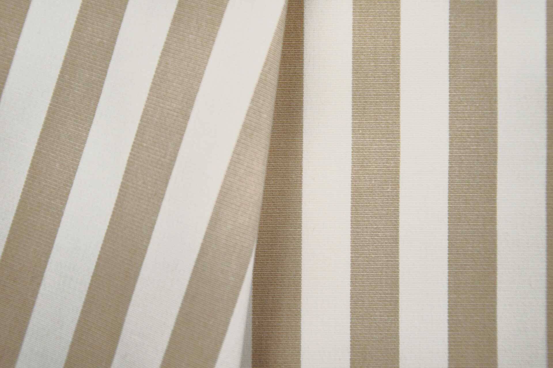 Pair of terracotta striped fabric wall sconces