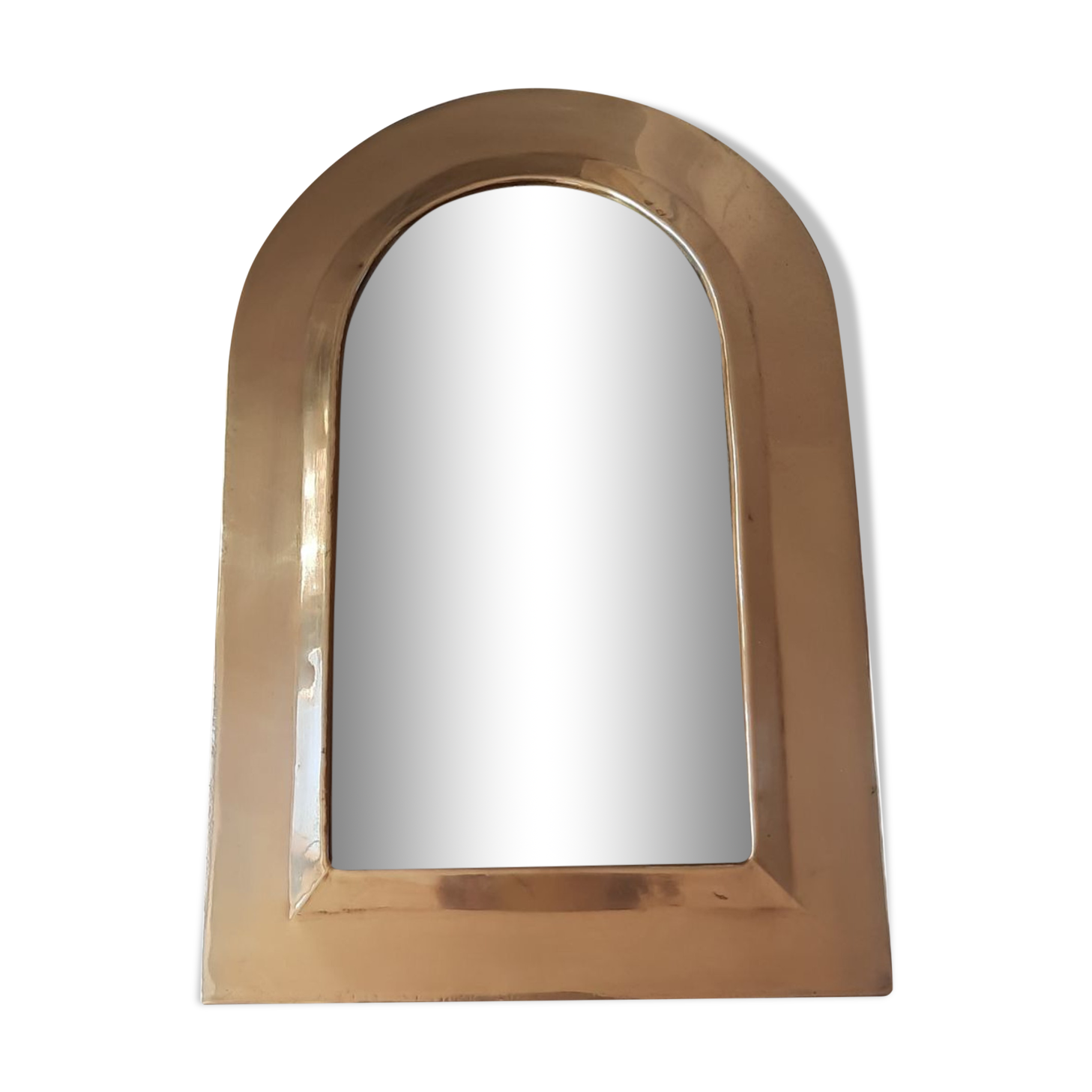 Brass mirror 25x39cm