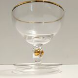 Set of Eleven Bohemian Crystal Dessert Bowls by Jozef Stanik