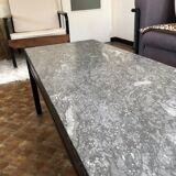 70s marble coffee table