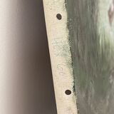 Ancienne peinture à l’huile sur toile d’un paysage vintage