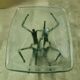 Abstract wrought iron and ice glass coffee table, Germany 1970s