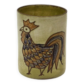 Stylised rooster pencil holder — Olivier Pettit — France, 1950s-1970s
