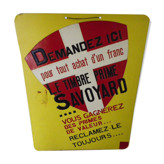 Advertising poster "The Prime Savoyard Stamp" by designer Ets Bouche - Valletton -1951-