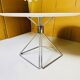Set of Dining Table with 5 Swivel Wire Chairs by Rudi Verelst for Novalux