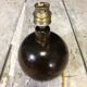 Old wooden ball lamp foot