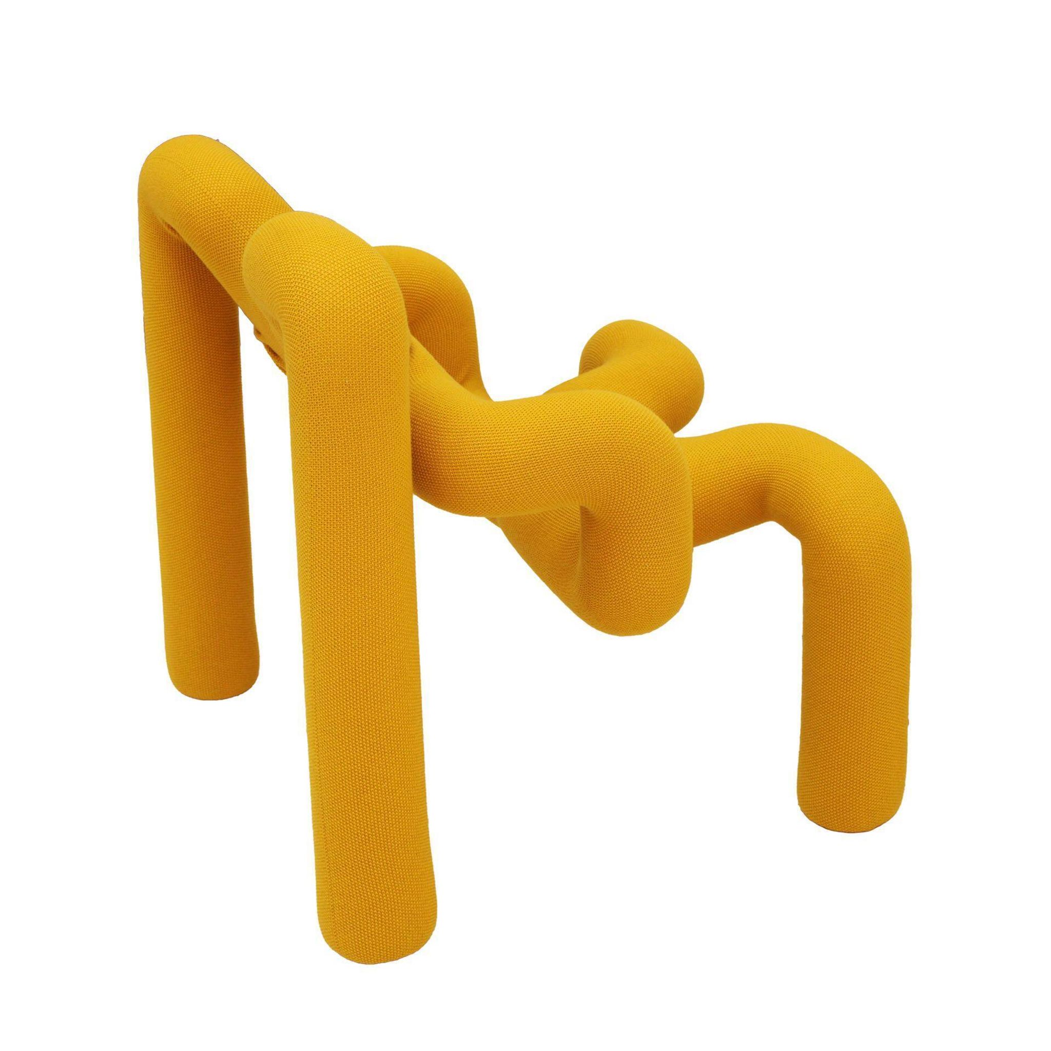 Contemporary Ekstrem Yellow Armchairs Designed by Terje Ekstrom