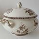 Antique ironware soup tureen – “Marguerite” decor, Grand Dépôt Paris