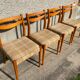 Series of 4 chairs in Scandinavian style 1960