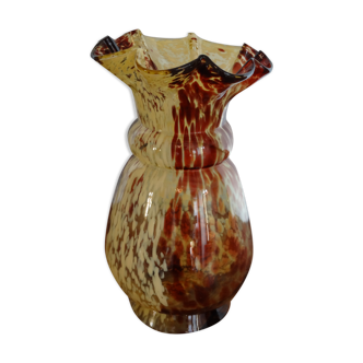 Vase de clichy série "tigrée" 1871