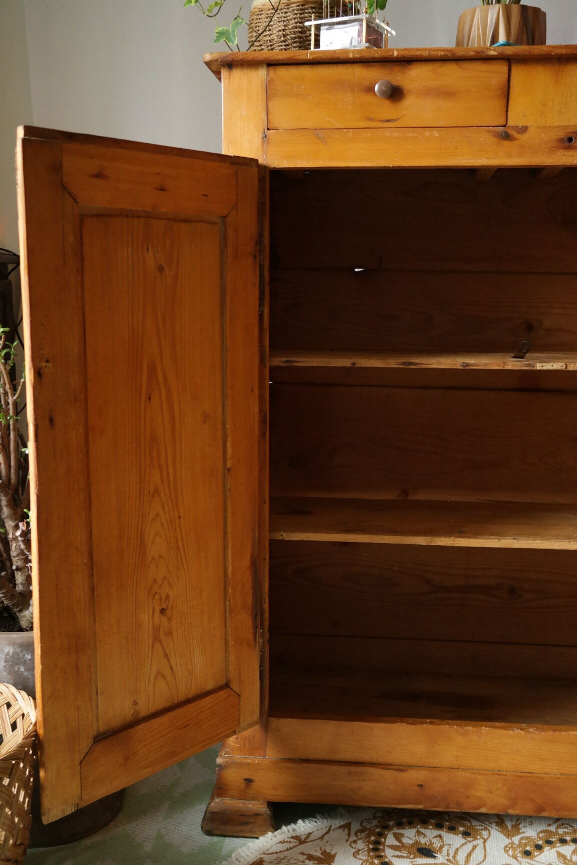 Buffet haut parisien bois de sapin huilé