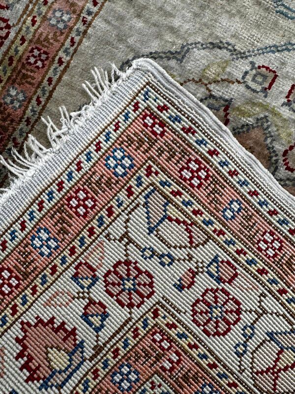 Tapis turc en soie 70cm x 40cm