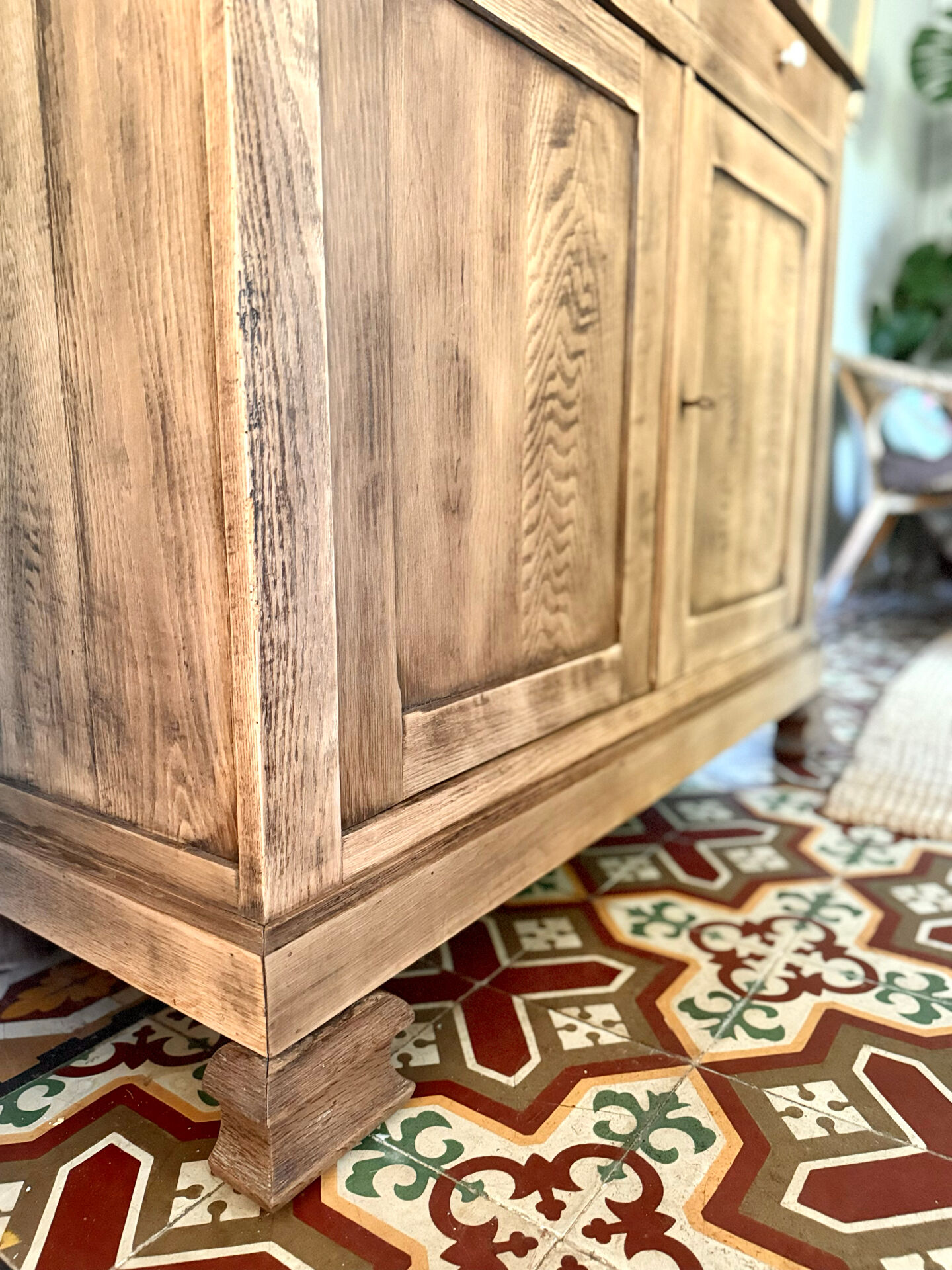 Solid oak sideboard