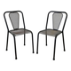 Pair of René Malaval designer chairs model Seducta vintage 1950's
