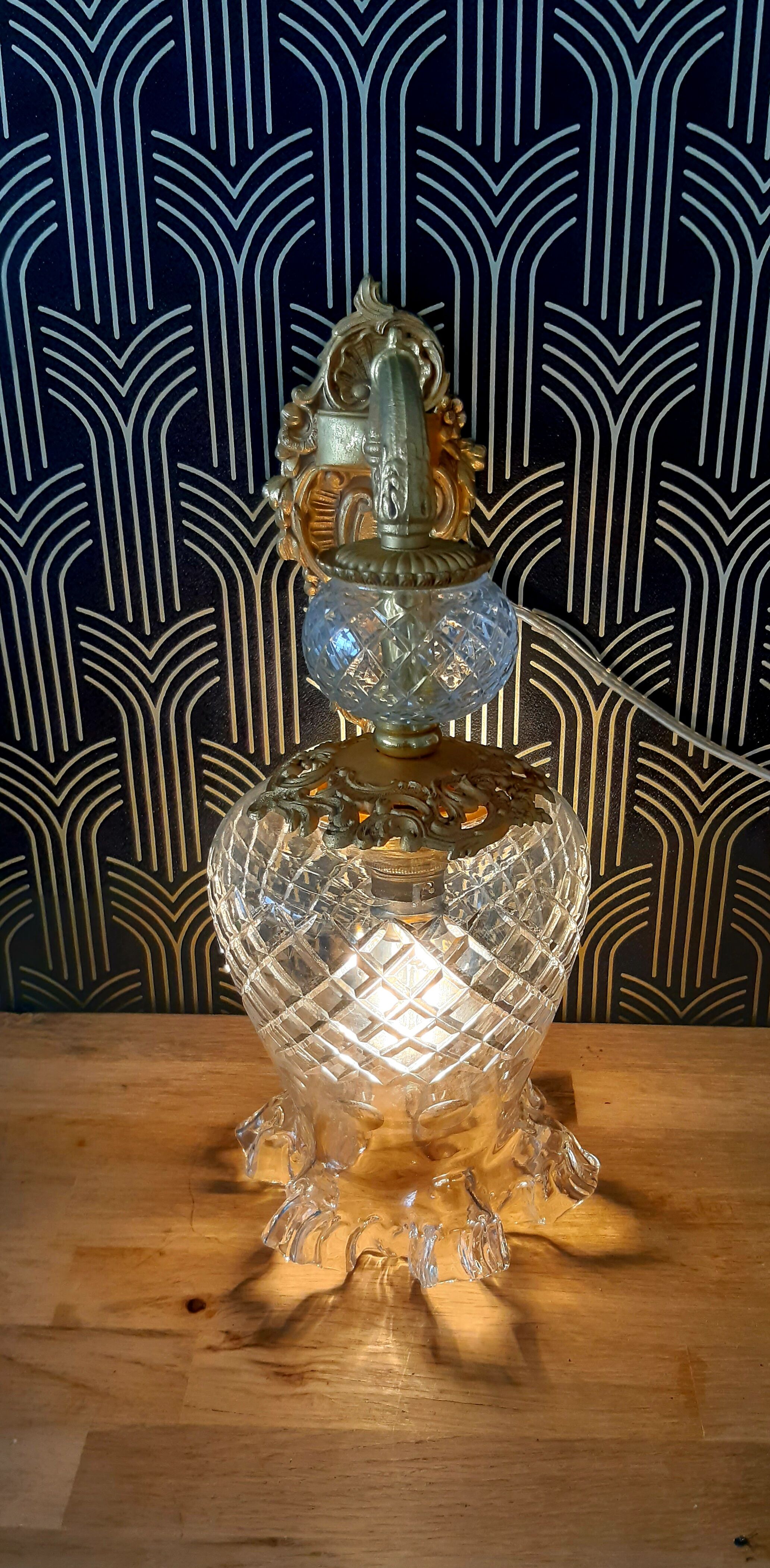 Vintage crystal applique
