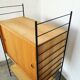 Scandinavian modular shelf with string scale