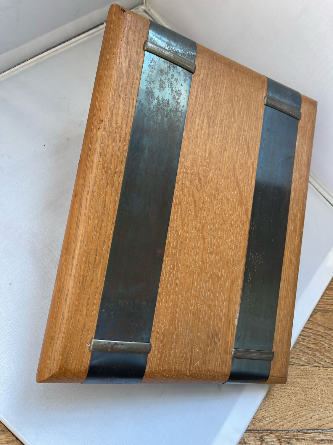 Old deco herbarium wood press