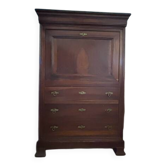 Art Deco mahogany secretary – antique convertible office furniture