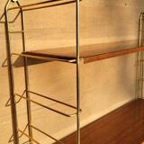 Tomado style string gold metal shelves