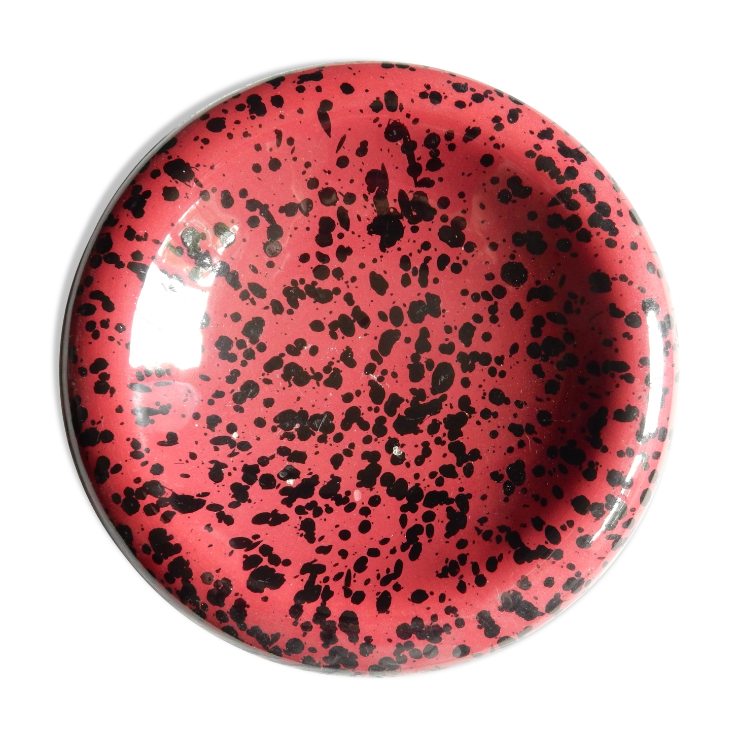 void round ceramic pocket from the 80s