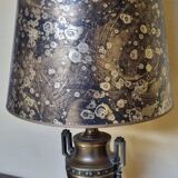 Lampe ancienne empire fin XIXe bonze