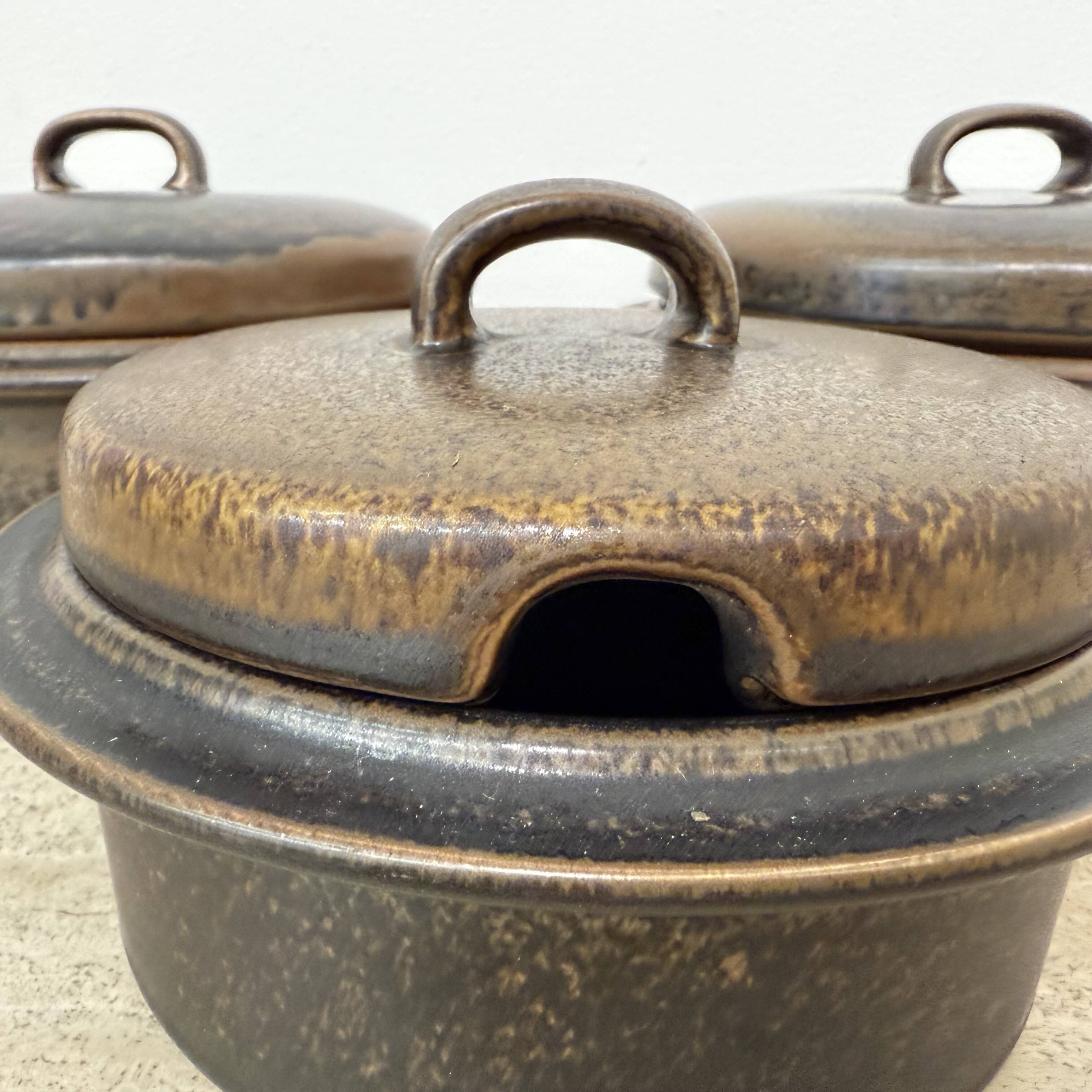 Set of 3 Arabia Ruska serving bowls , 1970s Finland