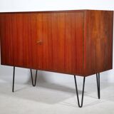 Sideboard by Erich Stratmann, teak, hairpin legs, cabinet,  1960s