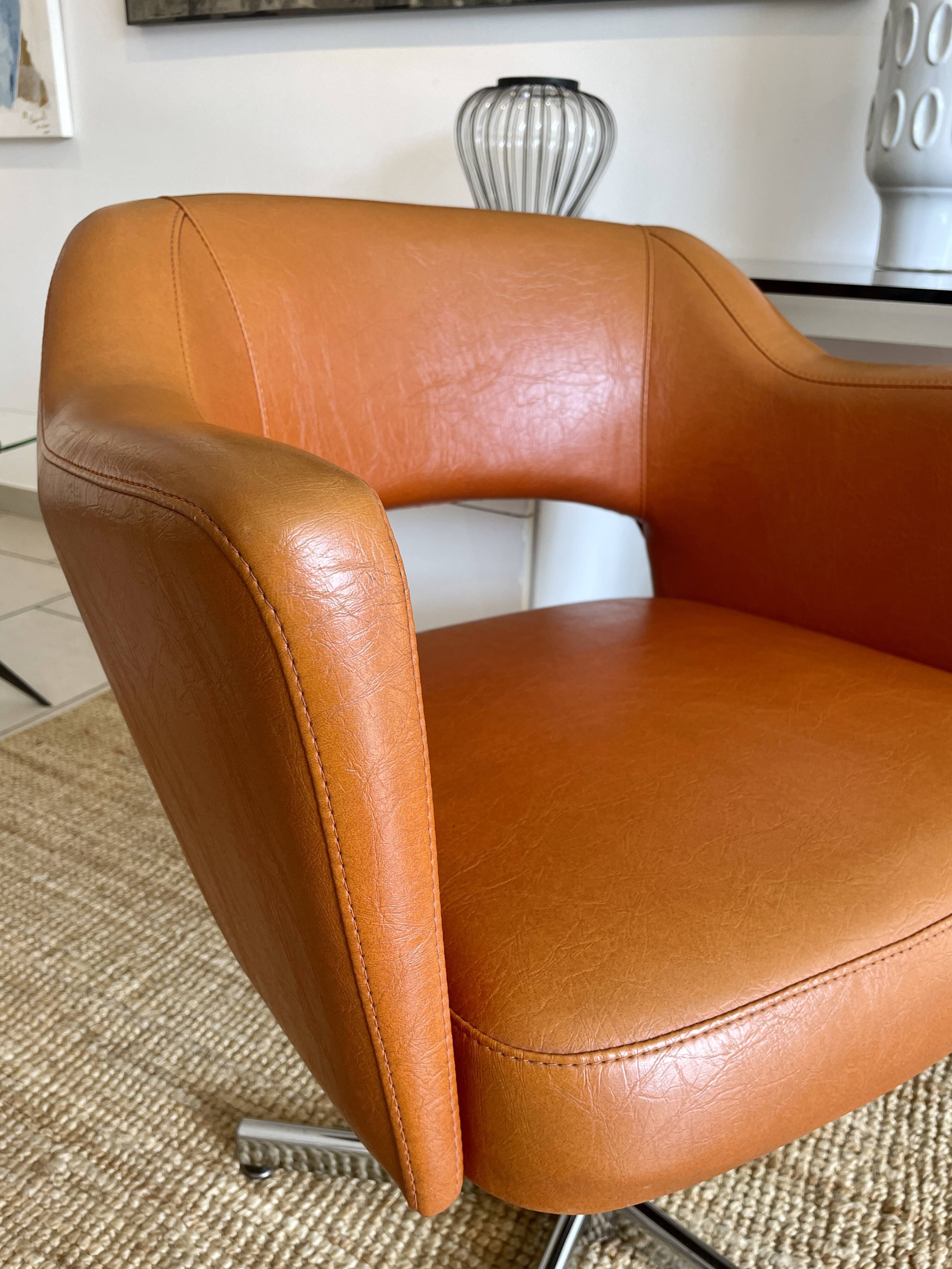 Conference chair 70s in skaï