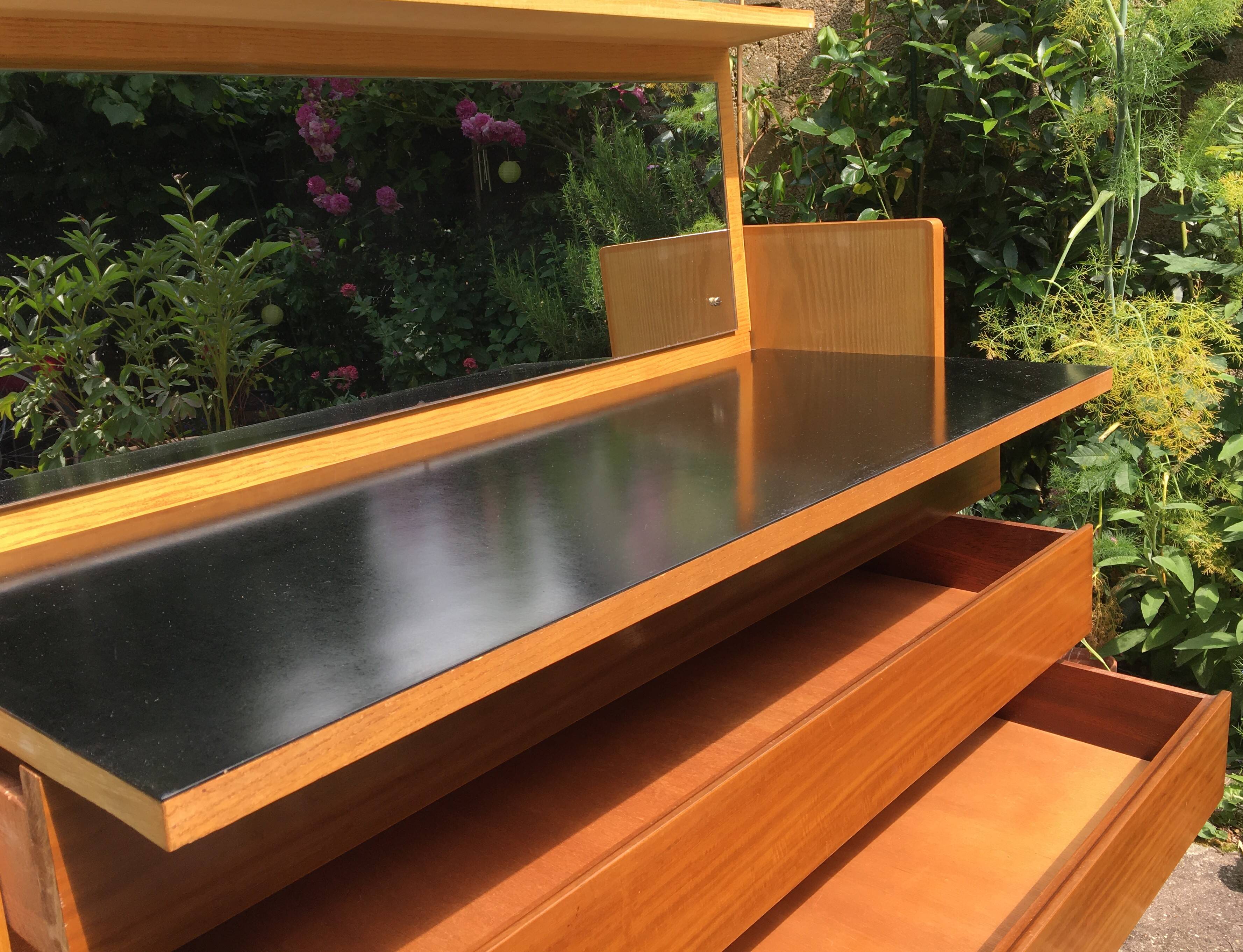 Dressing table - Chest of drawers by Joseph André Motte, Charron edition, 1954