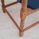 5 chairs in oak wood 1960